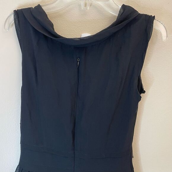 100%silk| Anthropology HaniiY| 40 size 7| casual dress| ruffles - Picture 8 of 14